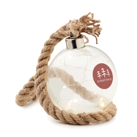 Szklana bombka lampka LED BAUBLI | MO-CX1514-22