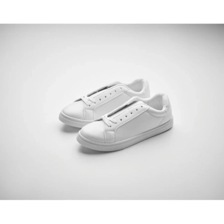 Trampki z PU 39 BLANCOS | MO-MO2039-06
