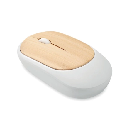 Bezprzewodowa mysz z bambusa CURVY BAM MO2085-06