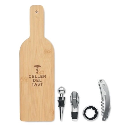 Zestaw w kształcie butelki VINOVAULT SET | MO-MO2381-40