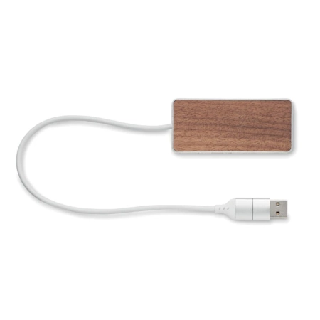 Hub USB 4 porty 27,5 cm UBAH | MO-MO2387-40