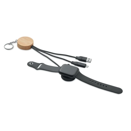 Brelok z kablem 4 w 1 60W BULE | MO-MO2451-03