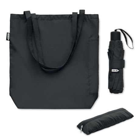 Zestaw torba z parasolem RPET 2 SEATTLE MO2476-03