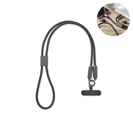 Smycz do telefonu z kablem 60W SHAKA MO2585-03