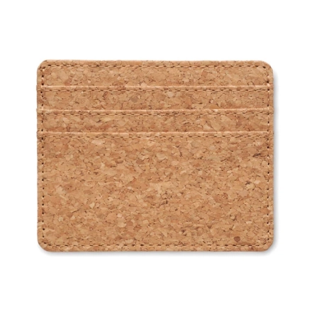 Korkowe etui na karty z RFID WALLK | MO-MO2625-13