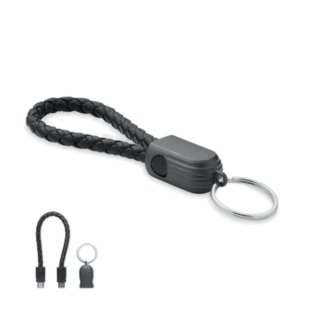 Brelok z kablem USB-C FAULETI LOOP MO2647-03