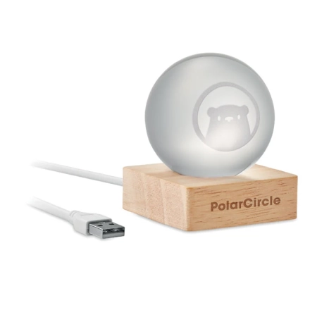 Szklana kula LED LIGHT | MO-MO2689-40