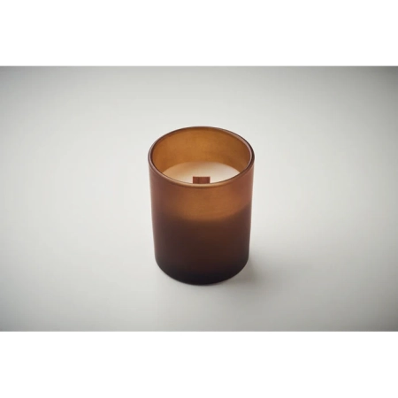 Świeca z wosku roślinnego 80gr KIVAS WOOD | MO-MO2708-01