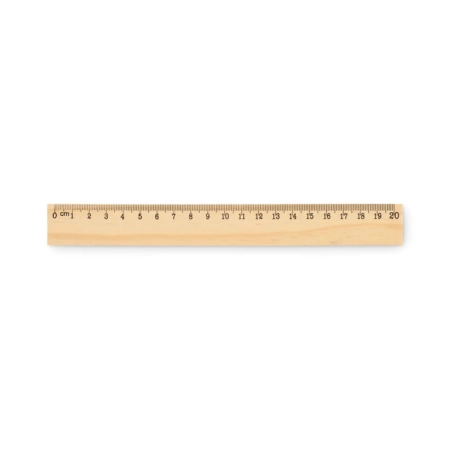 Drewniana linijka 20 cm RULER20 MO2917-40
