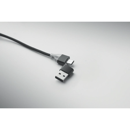 Brelok 3w1 kabel ładujący HUBLUE | MO3150-03