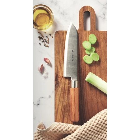 Nóż szefa kuchni z drewna buk SLICE | MO3157-14