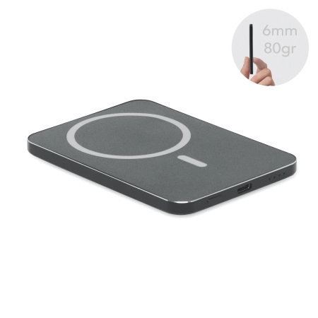 Smukły magnetyczny powerbank 20W SLIMVOLT | MO3178-03