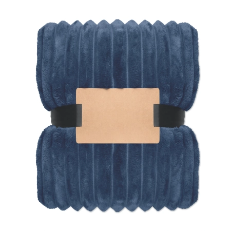 Polarowy koc w paski RPET NIEVE | MO3184-04