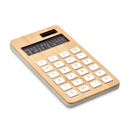 12-cyfrowy kalkulator, bambus CALCUBIM | MO-MO6216-40