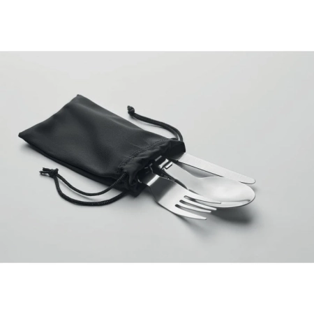 Zestaw sztućców kempingowych STAPI SET | MO-MO6359-03