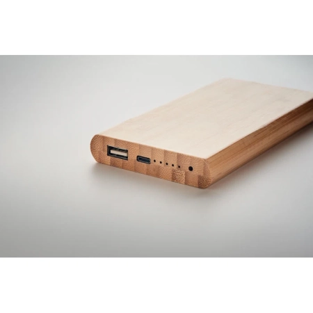 Bambusowy power bank 6000 mAh ARENA C | MO-MO6815-40