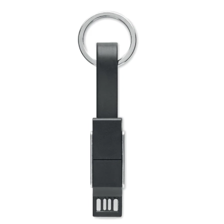 Brelok z kablem ładującym 4w1 KEY C | MO-MO6820-03