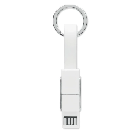 Brelok z kablem ładującym 4w1 KEY C | MO-MO6820-06