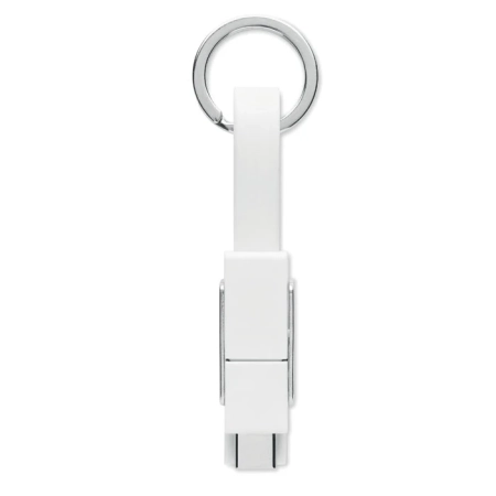 Brelok z kablem ładującym 4w1 KEY C | MO-MO6820-06