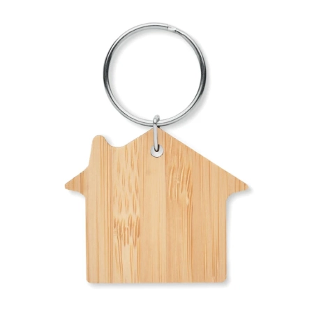 Bambusowy brelok dom HOUSEBOO | MO-MO6979-40