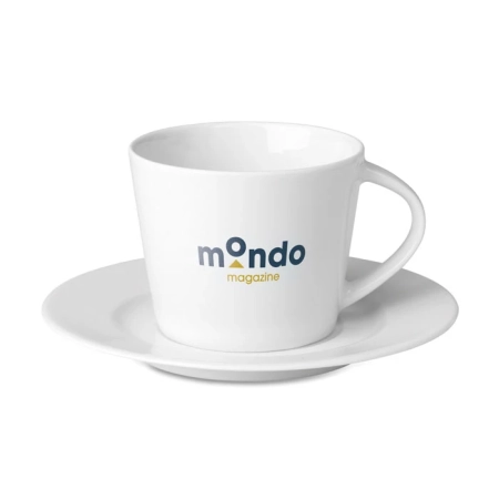 Kubek cappuccino z talerzykiem PARIS | MO-MO9080-06