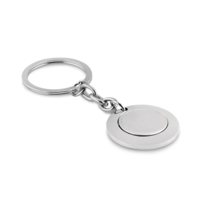 Brelok z żetonem FLAT RING | MO-MO9289-17