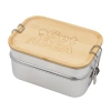 Double lunch box Alcora 1100 ml, srebrny | RD-R08209.01.O
