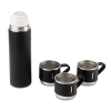 Termos z kubkami Attu 500 ml, czarny | RD-R08217.02