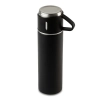 Termos z kubkami Attu 500 ml, czarny | RD-R08217.02