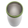 Kubek termiczny Viki 390 ml, zielony/biały | RD-R08336.05