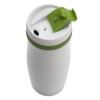 Kubek termiczny Viki 390 ml, zielony/biały | RD-R08336.05
