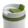 Kubek termiczny Viki 390 ml, zielony/biały | RD-R08336.05