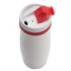 Kubek termiczny Viki 390 ml, czerwony/biały | RD-R08336.08