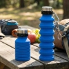 Składany bidon sportowy Makalu 550 ml, niebieski | RD-R08436.04