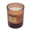 Świeca w drewnianym pudełku Silia, brązowy | RD-R17417.10