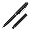 Długopis ze wskaźnikiem laserowym Supreme – 4 w 1, czarny | RD-R35423.02.O