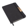 Notes A5, w oprawie z materiału RPET, Westminster, czarny | RD-R64023.02