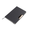Notes A5, w oprawie z materiału RPET, Westminster, czarny | RD-R64023.02