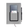 Notes z kieszonką na telefon Eibar, szary | RD-R64248.21