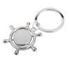 Brelok metalowy Steering Wheel, srebrny | RD-R73213