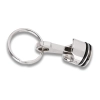 Brelok metalowy Piston, srebrny | RD-R73225