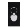 Brelok metalowy Stout Heart, srebrny R73277