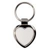 Brelok metalowy Stout Heart, srebrny | RD-R73277