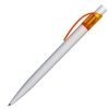 Długopis Easy, pomarańczowy/biały | RD-R73341.15