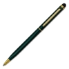 Długopis aluminiowy Touch Tip Gold, ciemny zielony | RD-R73409.51