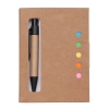 Notes 80x110/100k gładki Mini z długopisem, beżowy | RD-R73667.13