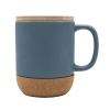 Kubek ceramiczny z bambusową przykrywką Giulia, szary R85309.21