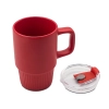 Kubek ceramiczny Azzurro 440 ml, czerwony | RD-R85323.08