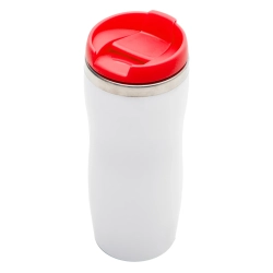 Kubek termiczny Askim 350 ml, czerwony R08225.08