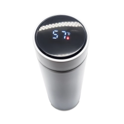 Kubek termiczny z termometrem Falco 420 ml, biały R08257.06